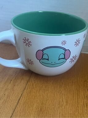 Pokémon Character Ceramic Mug in Mint and Pink